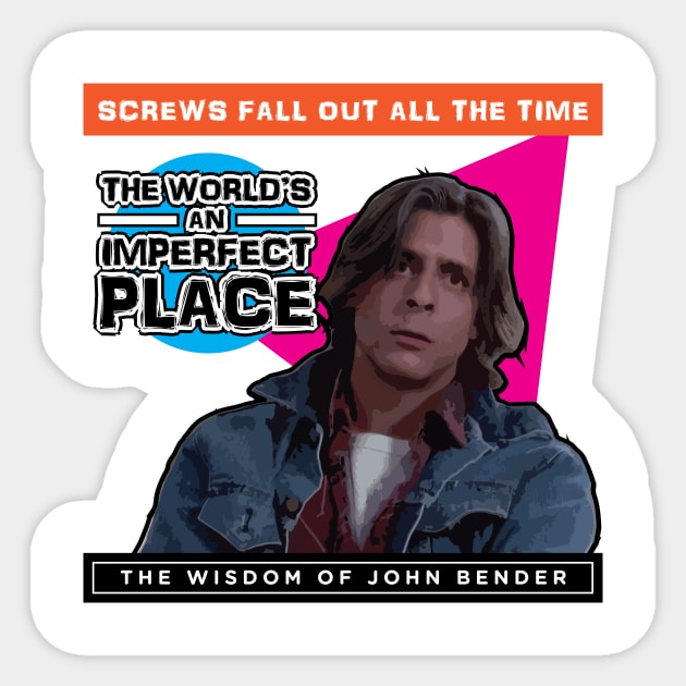 John Bender's Wisdom Sticker by JasperAndHarley